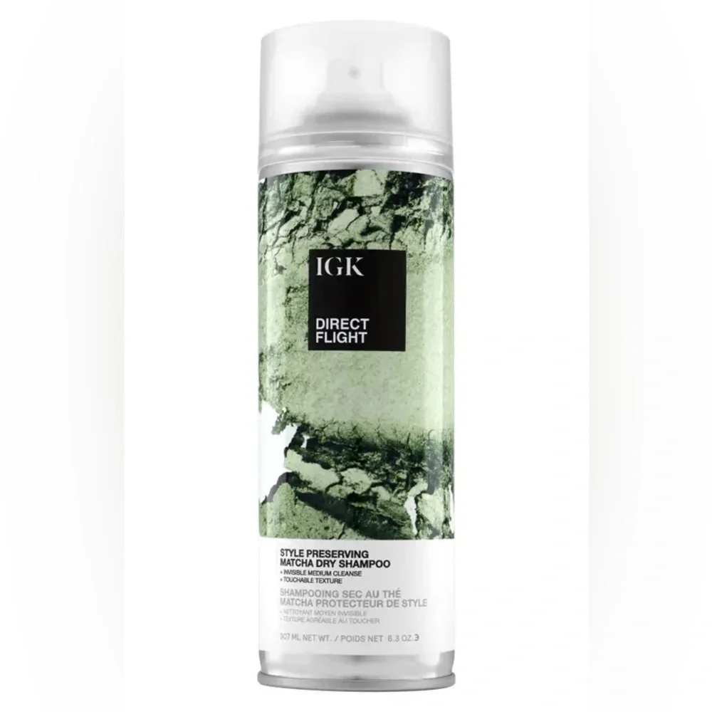 IGK DIRECT FLIGHT DRY SHAMPOO OIL-ABSORBING MATCHA DRY SHAMPOO 6.3 oz